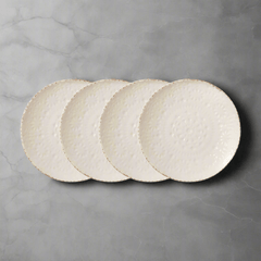 Chateau Cream Set of 4 Appetizer Plates