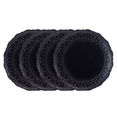 Chateau Midnight Set of 4 Dinner Plates