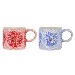 Dolly Parton Mosaic Set of 2 Figural Mugs