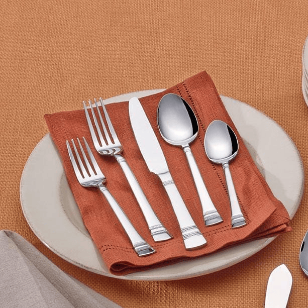Sapphire Bay 53 Piece Flatware Set, Service for 8