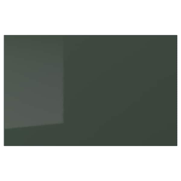Ikea SELSVIKEN - Door/drawer front, high-gloss dark olive-green, 60x38 cm