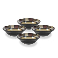 Taos Set of 4 Rim Soup Cereal Bowls