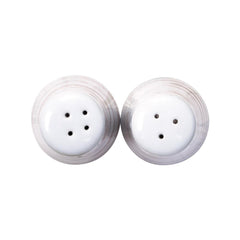 Trellis White Salt and Pepper Set