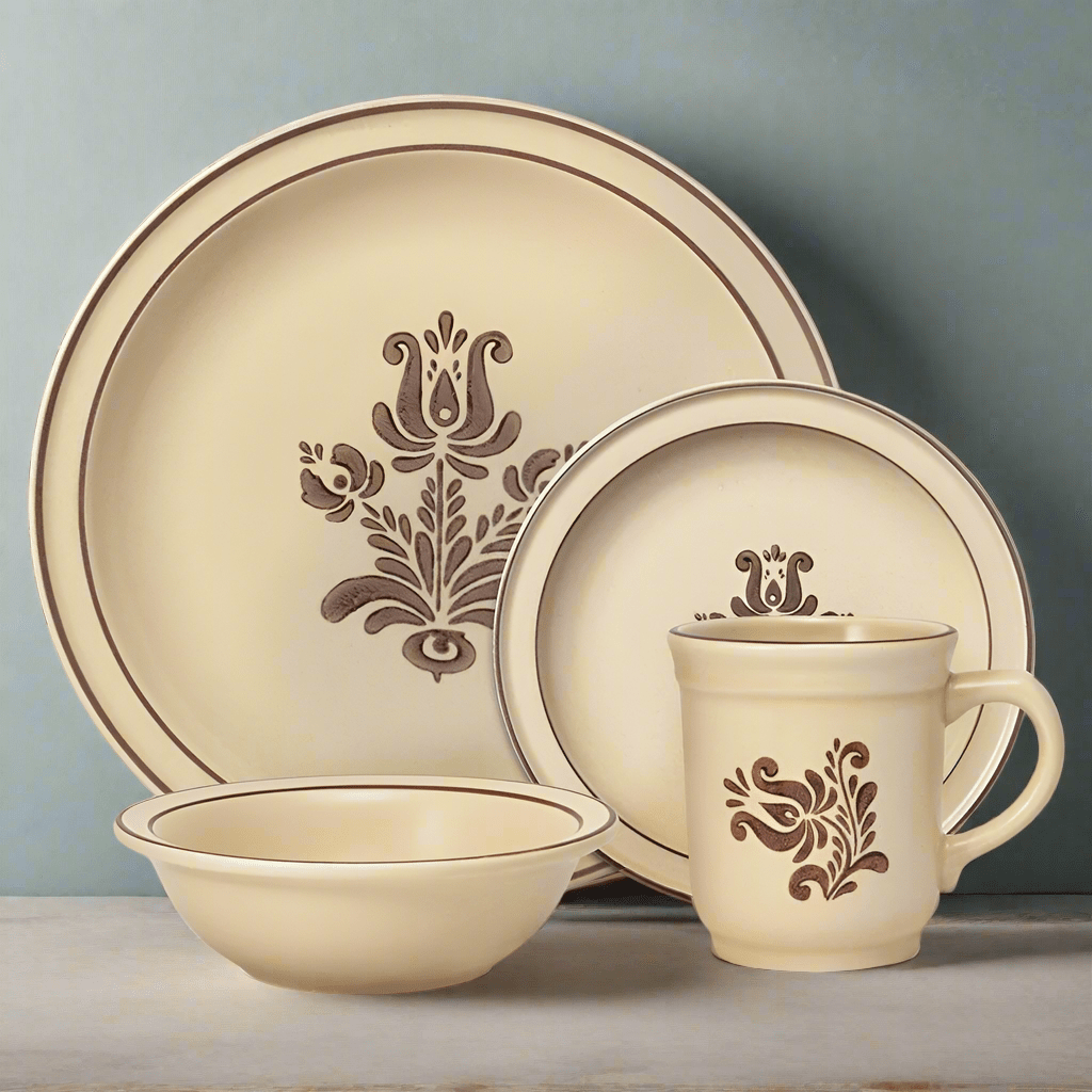 Village 16 Piece Dinnerware Set, Service for 4