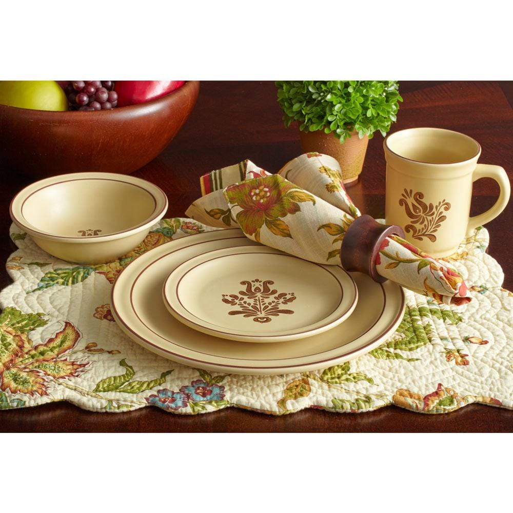 Village 16 Piece Dinnerware Set, Service for 4