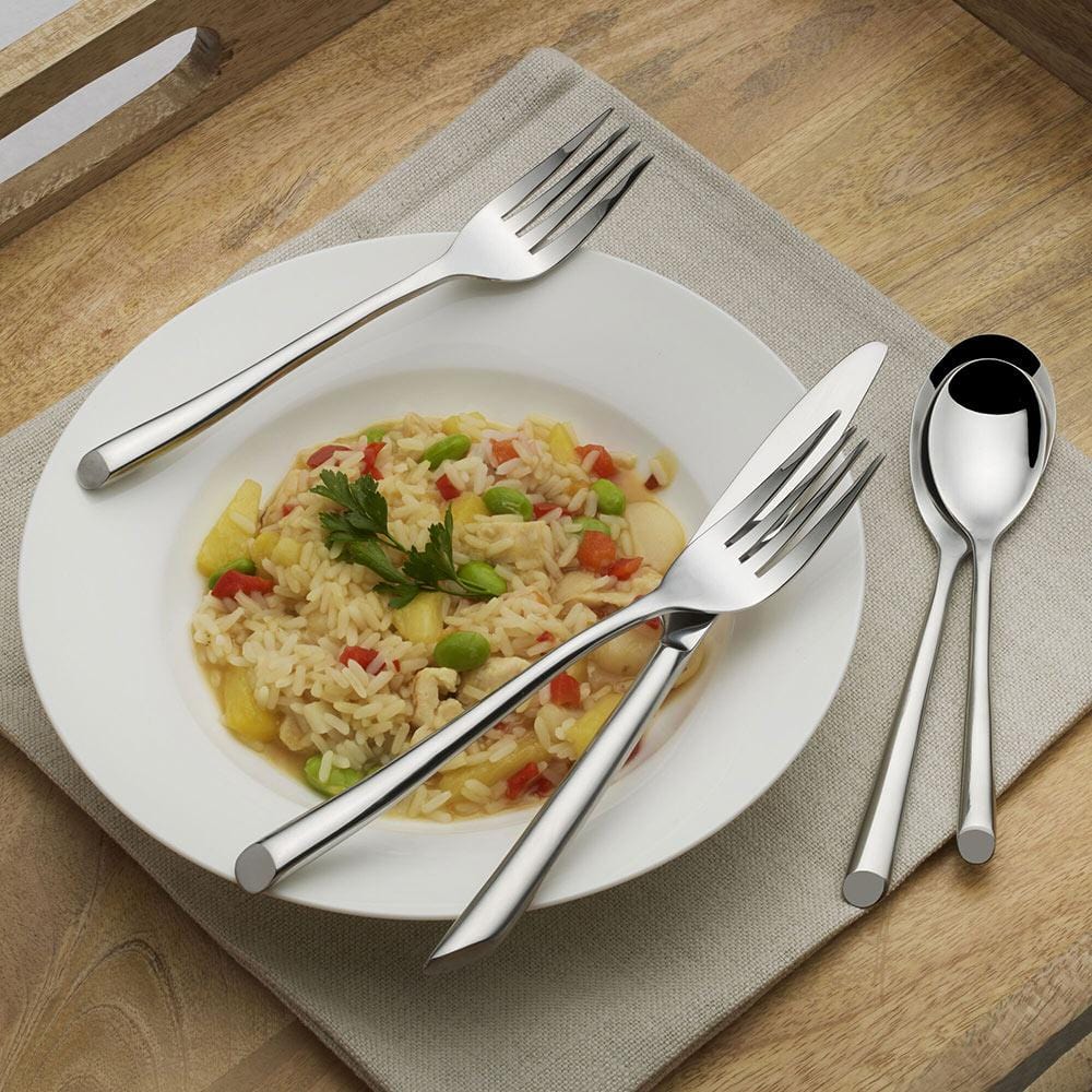 Wave Forged 20 Piece Flatware Set, Service for 4