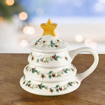 Winterberry® Tree Figural Covered Mug