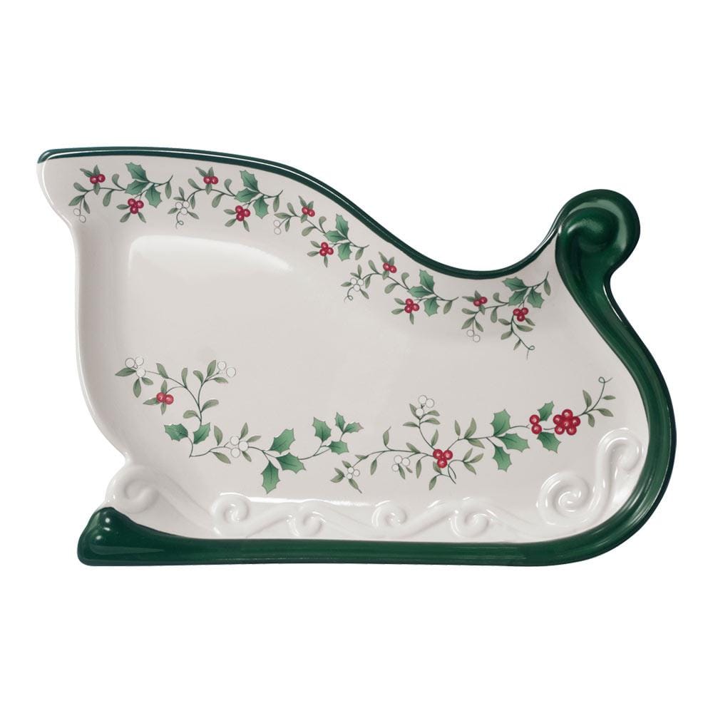 Winterberry® Sleigh Serve Dish