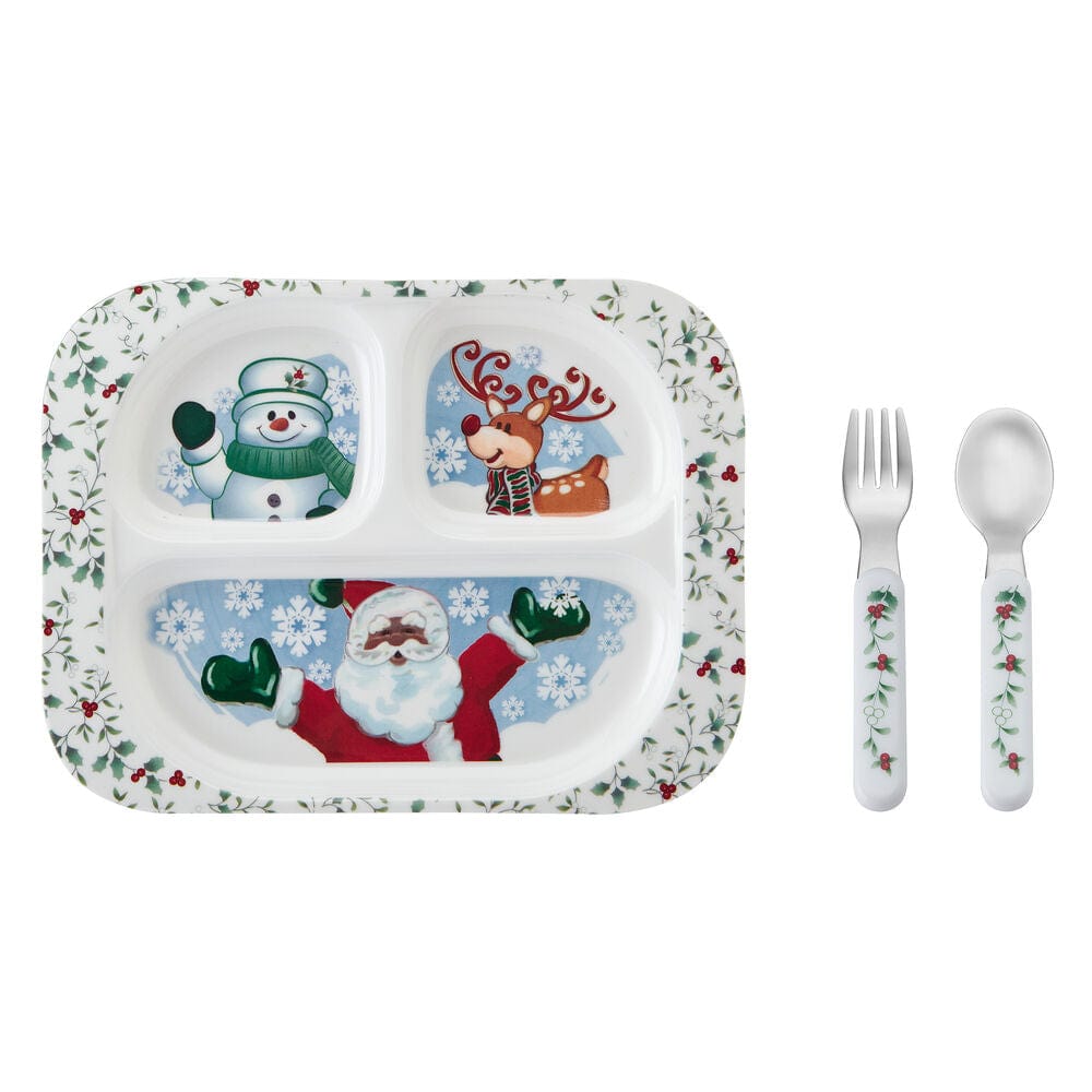 Winterberry® 3 Piece African American Jolly Santa Children's Set