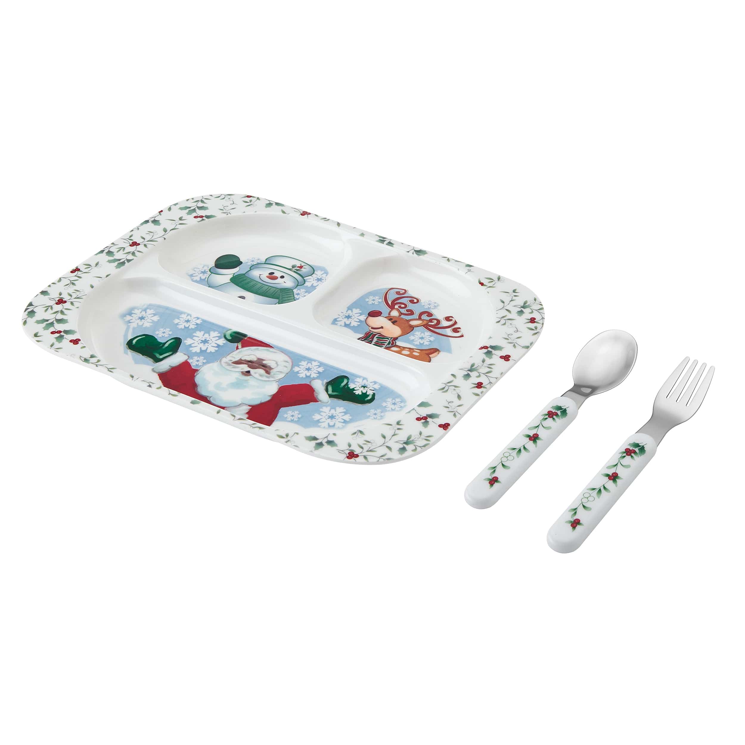 Winterberry® 3 Piece African American Jolly Santa Children's Set